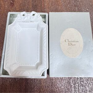 Dior Elegant White Jewelry Display Tray